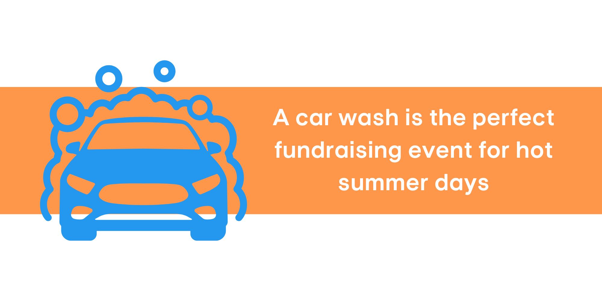 A car wash is the perfect church summer camp fundraiser for hot summer days