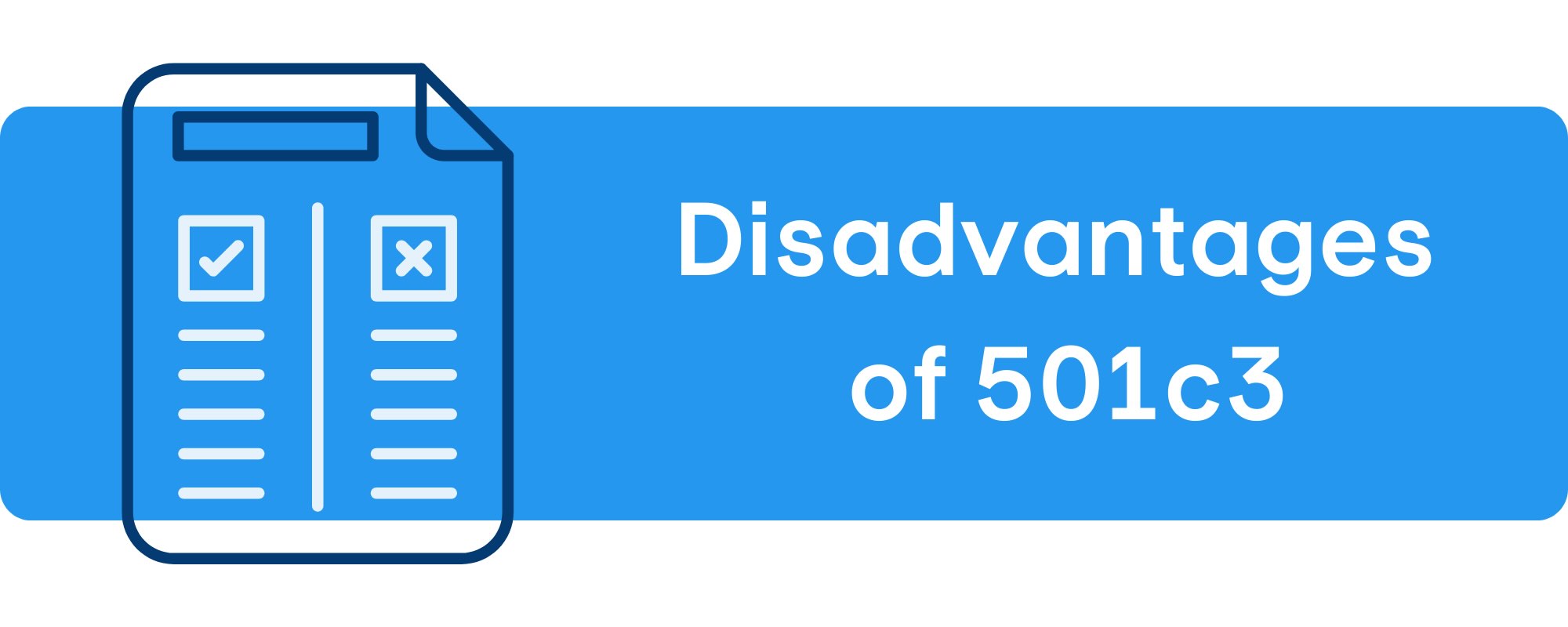 It's important to carefully consider these potential drawbacks before pursuing 501c3 status for your church or religious organization