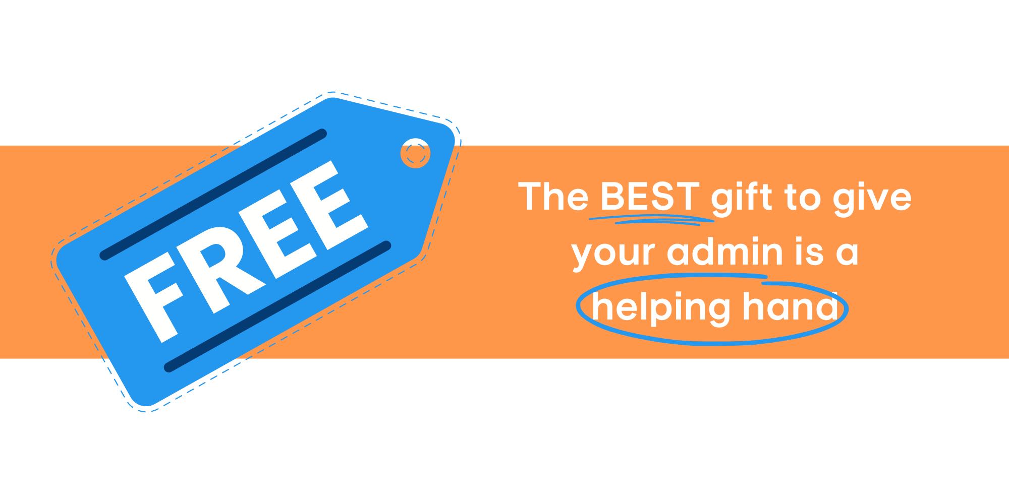 A helping hand is the best church admin gift idea