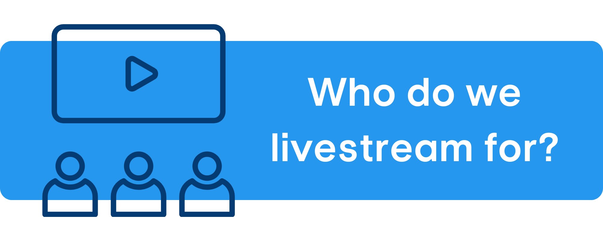 The church livestreaming landscape shows that many churches don't know who the target audience is of their church livestream