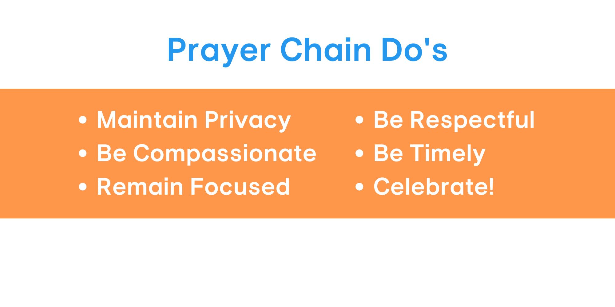 This is what you should do in your prayer ministry