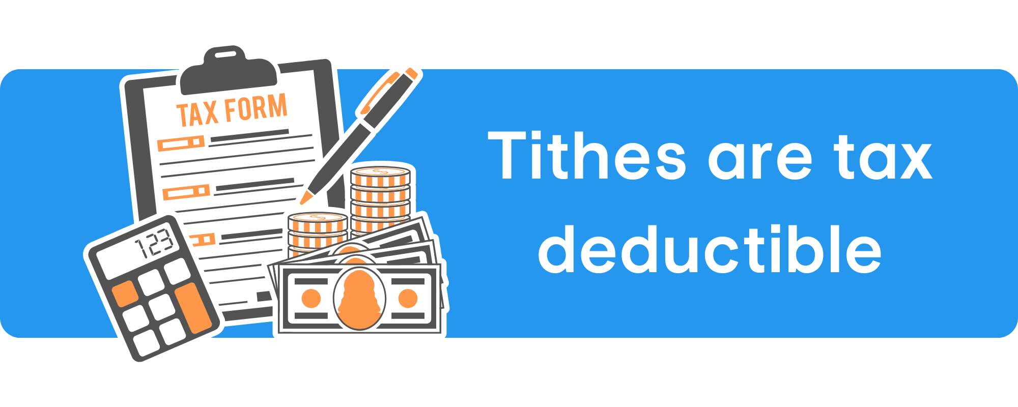 Is tithing tax deductible? Yes, tithes can be used as a tax deduction