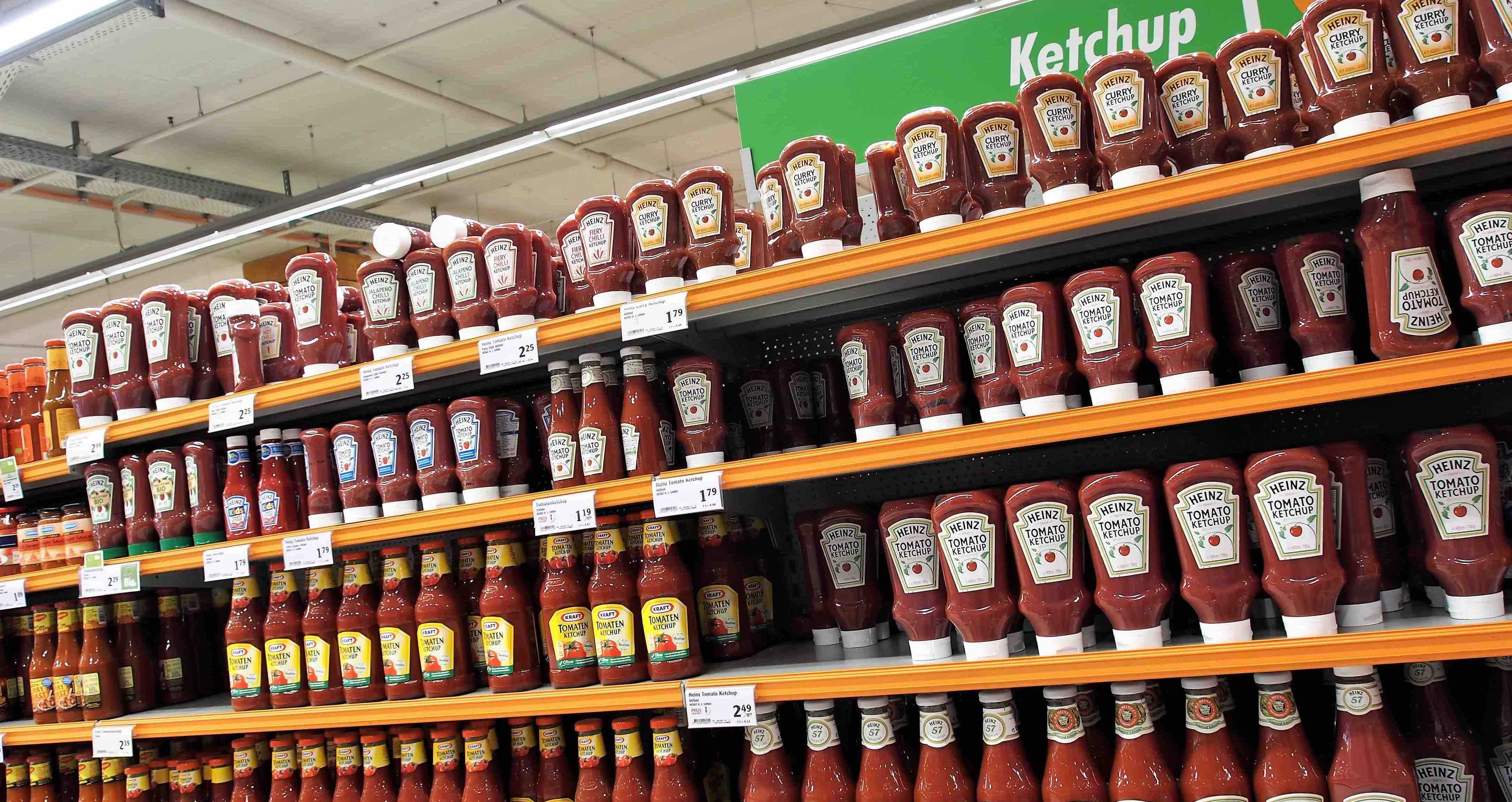Ketchup Grocery Store Isle