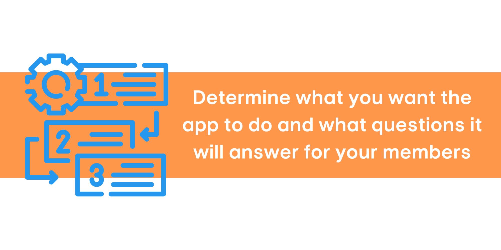 Plan what you want the app to do or accomplish for your ministry