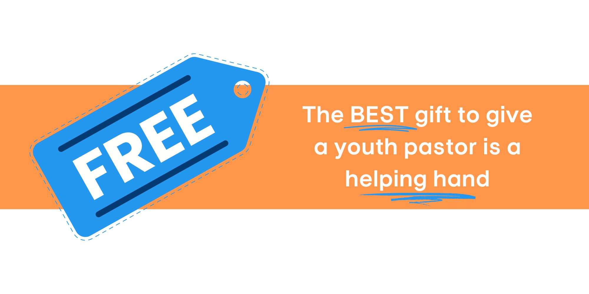 The best youth pastor gift idea is helping them out