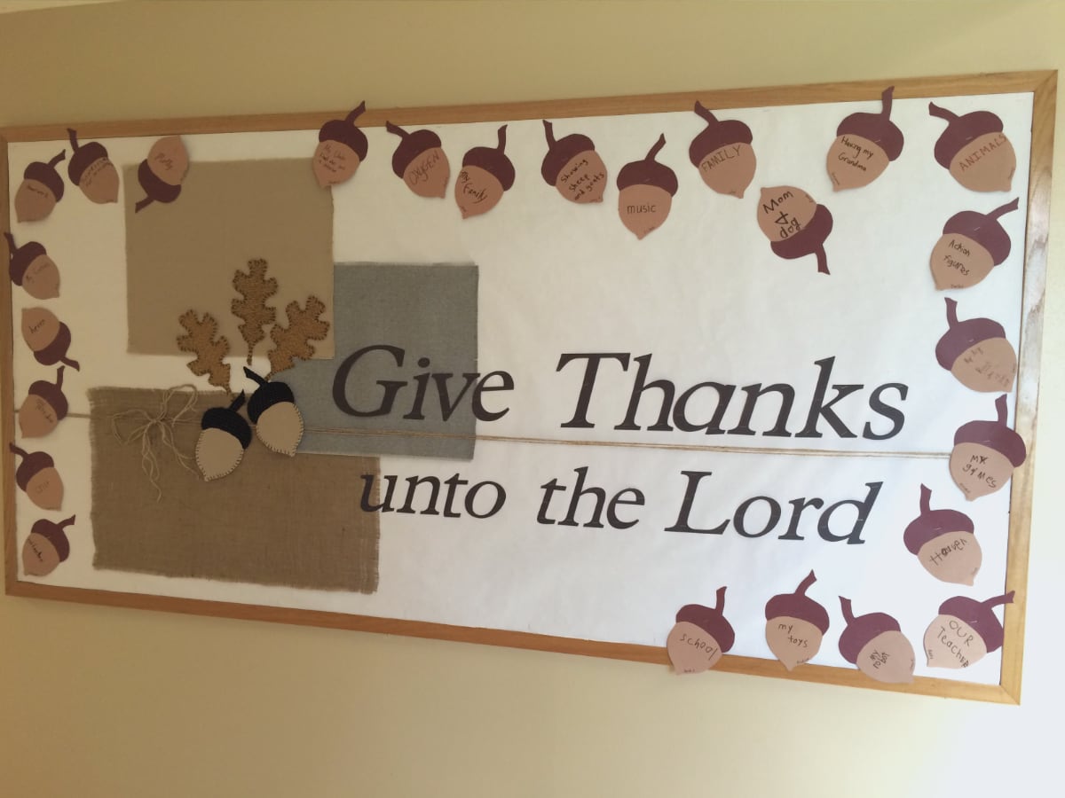 Church Thanksgiving Ideas Board
