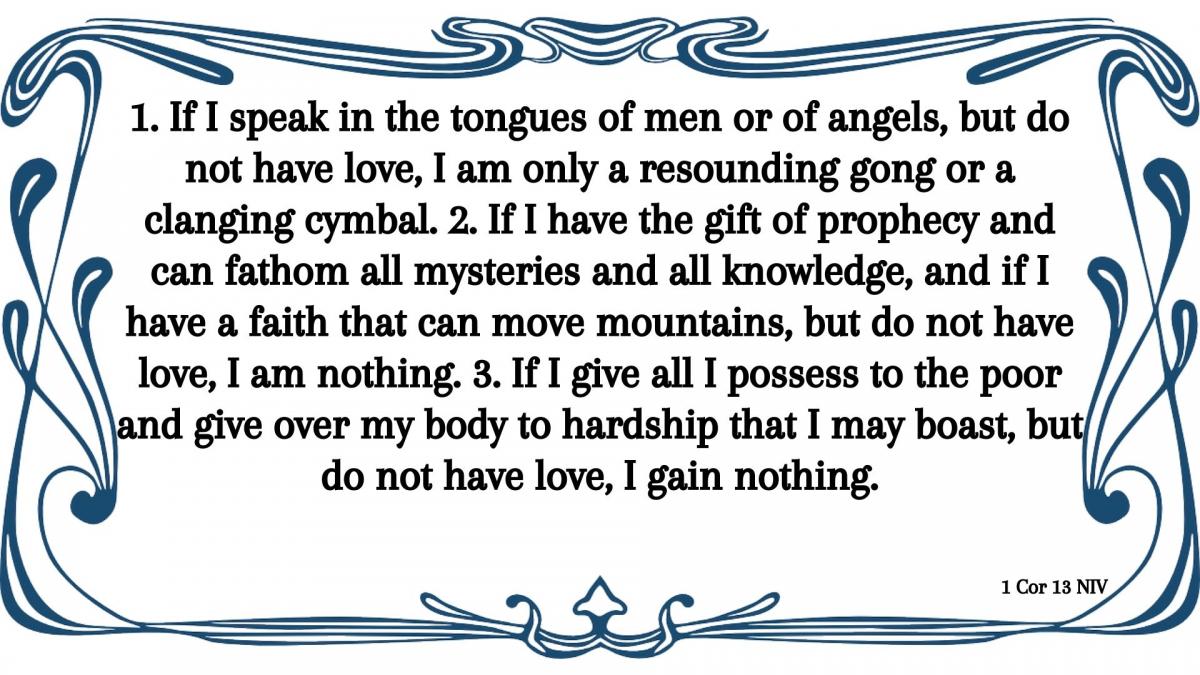 If I speak in the tongues[a] of men or of angels, but do not #1.jpg