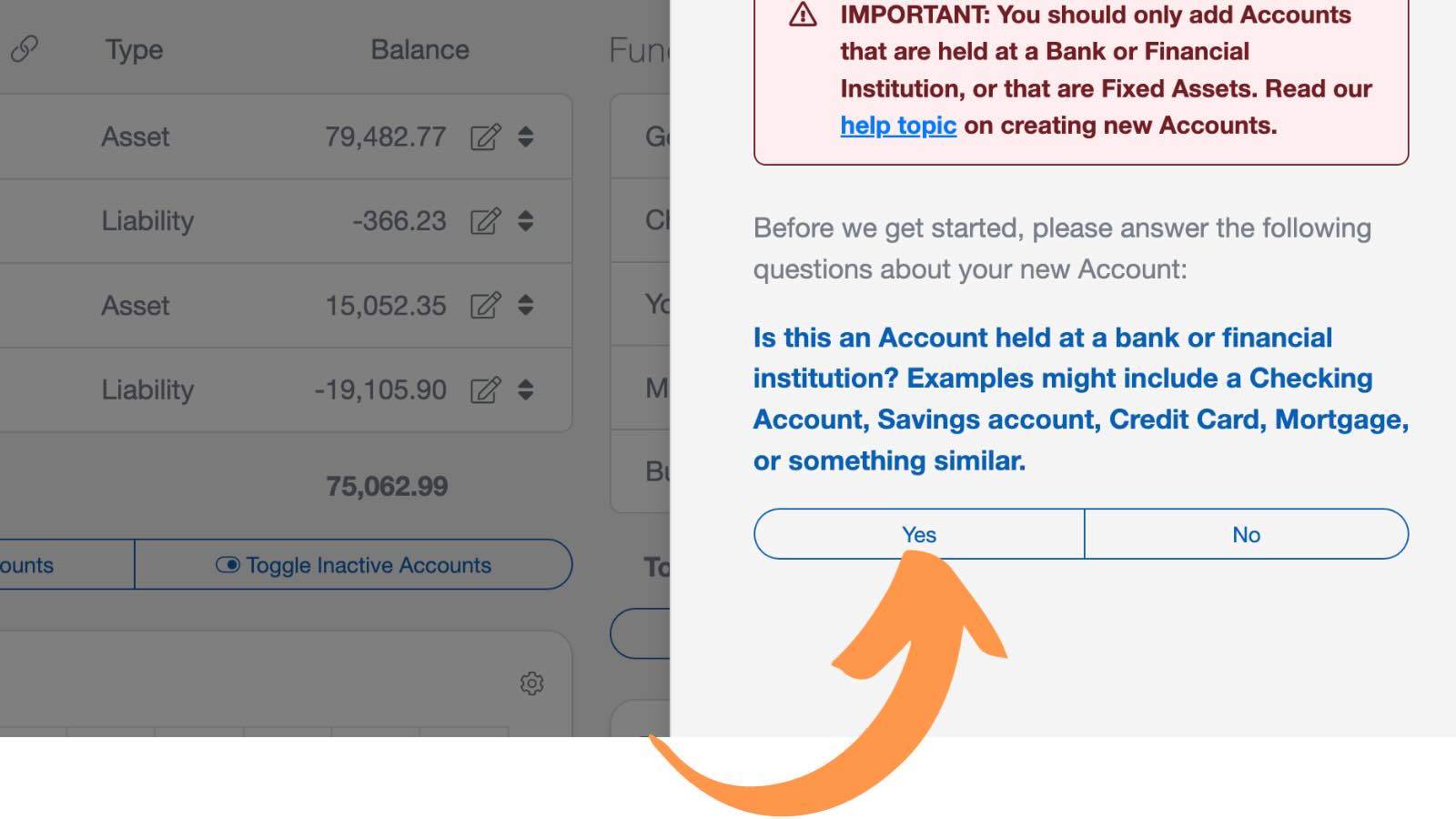 Questions about adding a church bank account into the church accounting feature in ChurchTrac