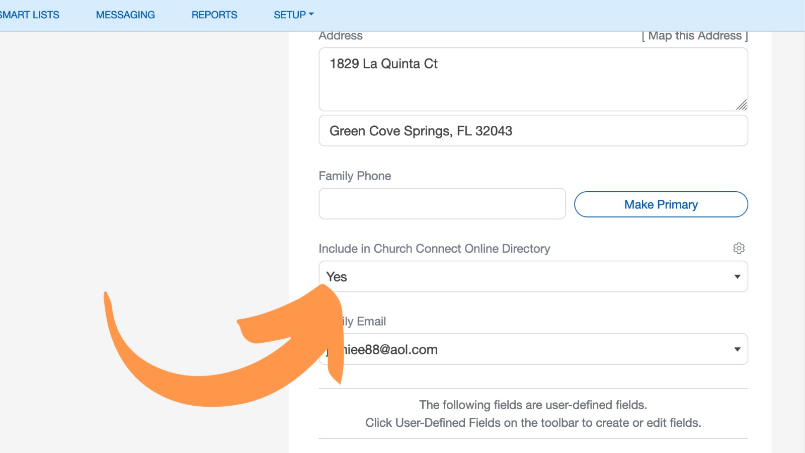 Online Church Directory
