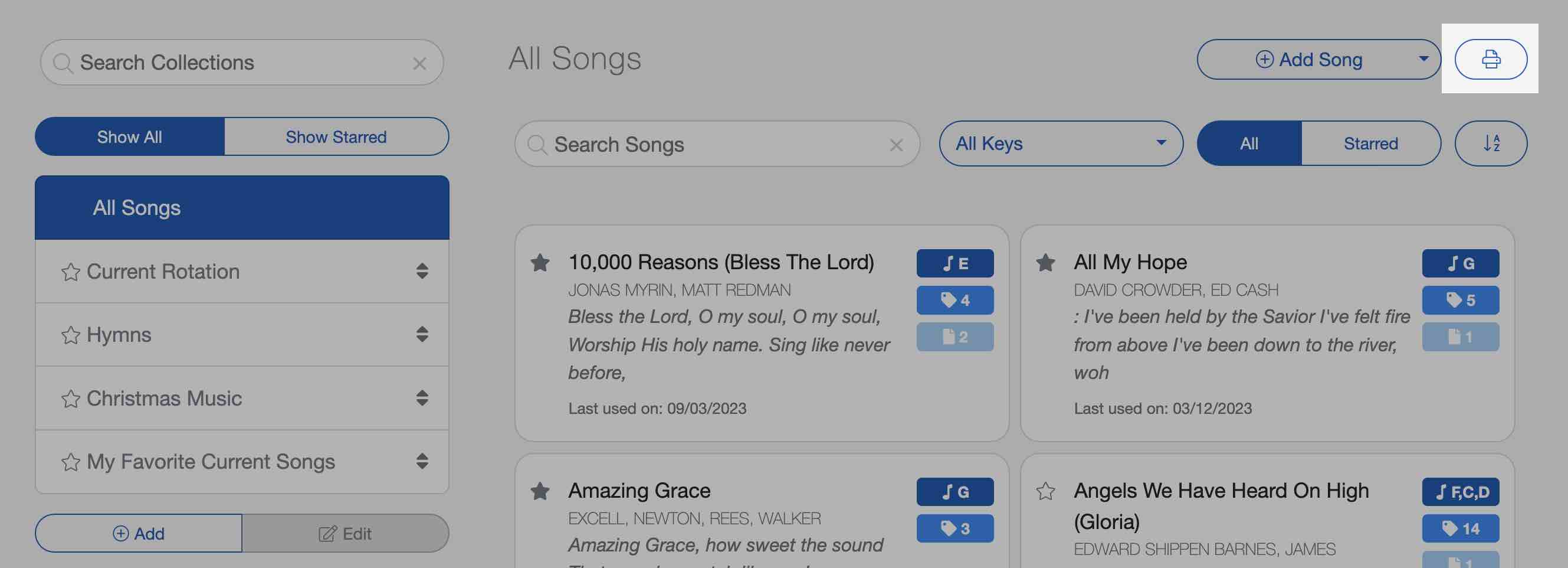Worship Music Song Collection
