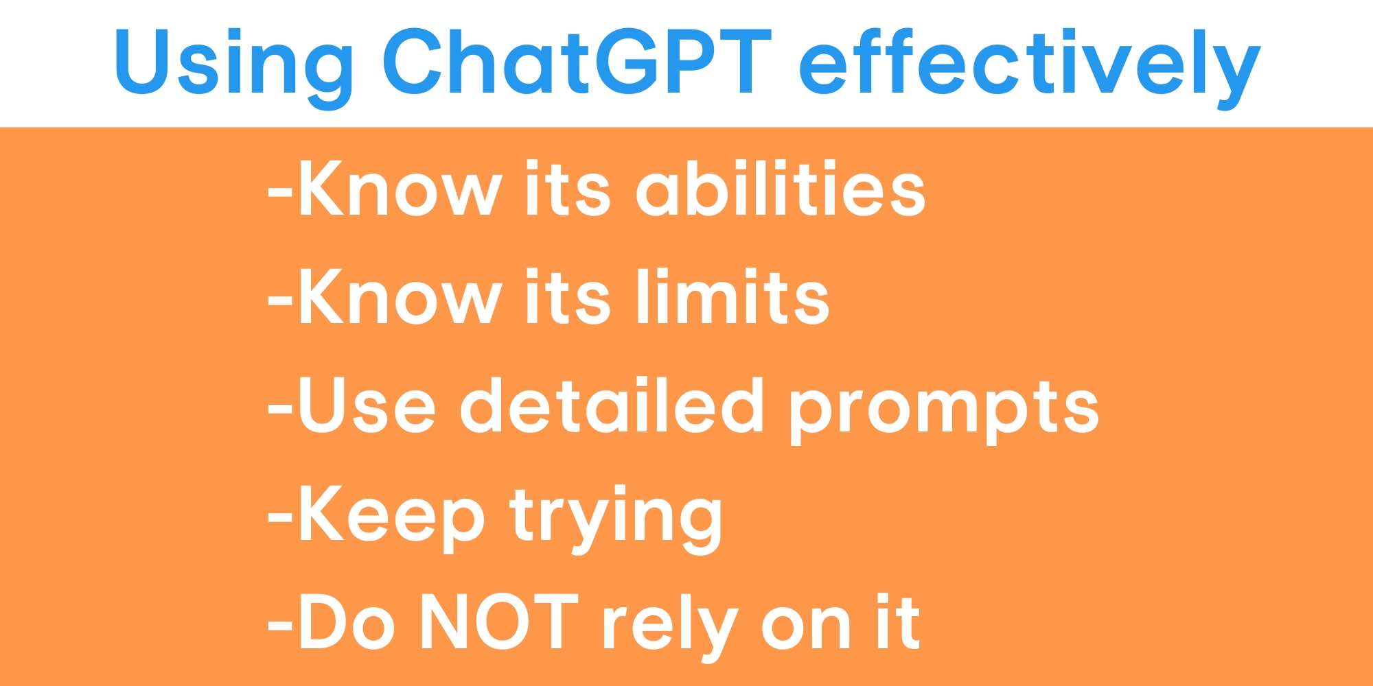 Tips for Using Chat Gpt effectively