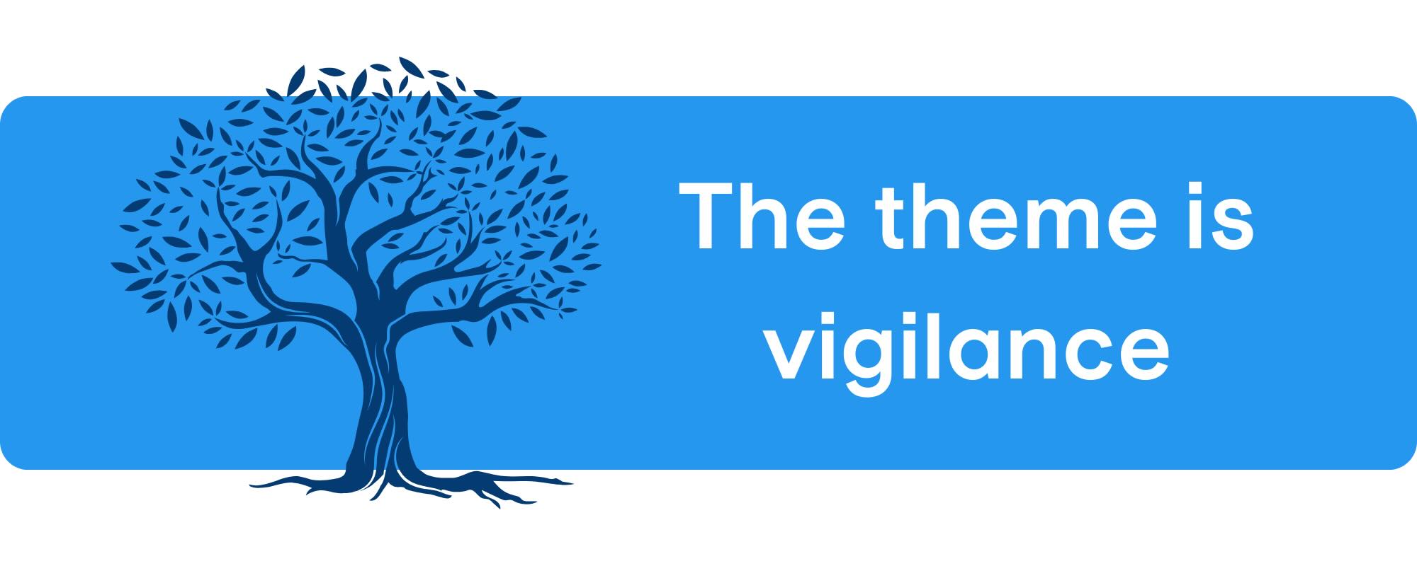 The theme of Holy Tuesday and all of Holy Week is vigilance
